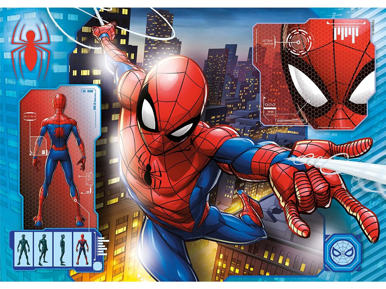 Puzzle 2x60 spiderman