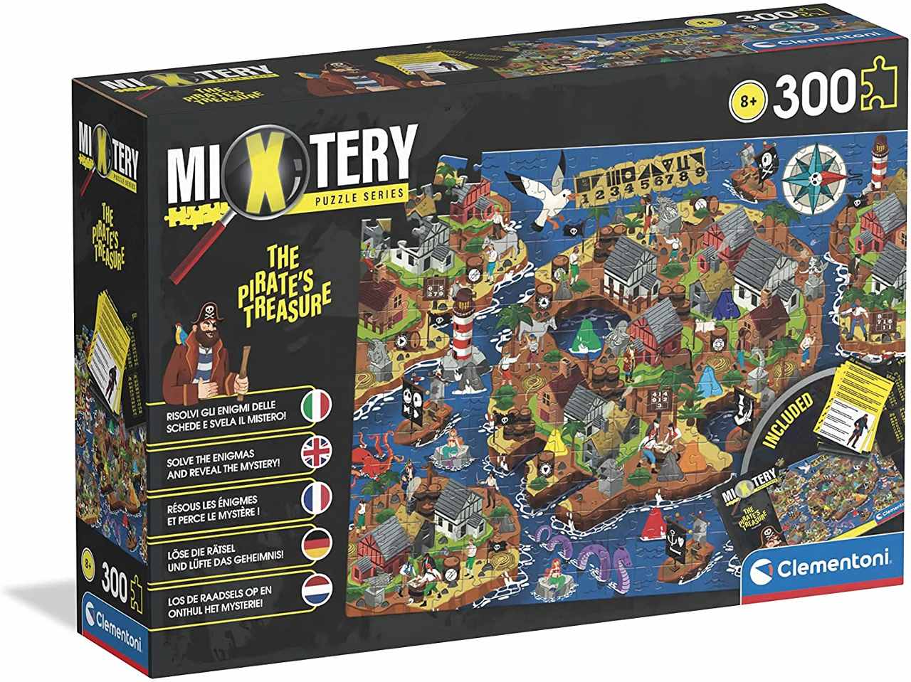 Puzzle 300 pezzi mistery puzzle the pirate's trea21710