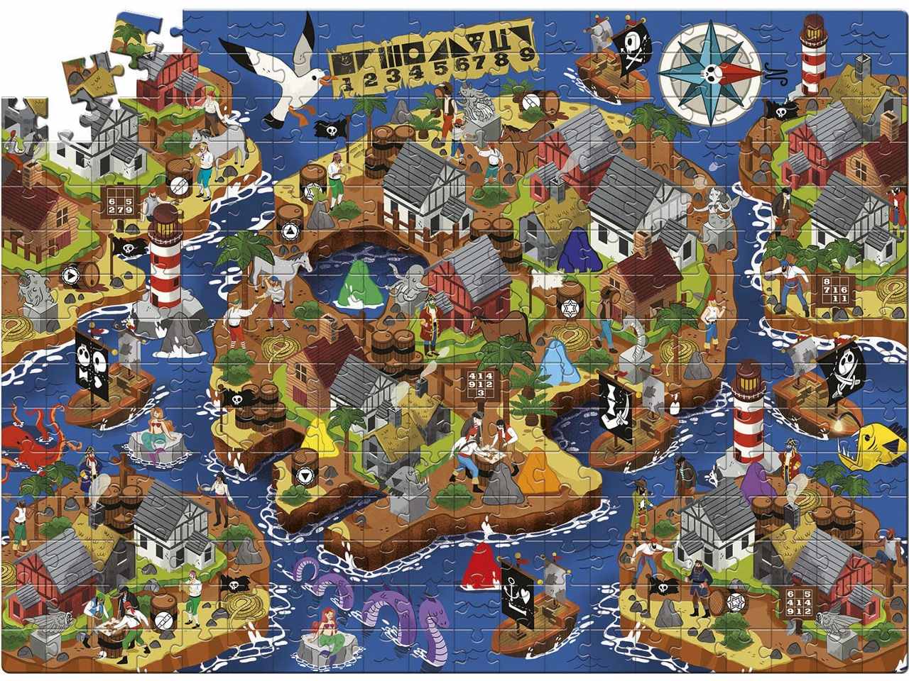 Puzzle 300 pezzi mistery puzzle the pirate's trea21710