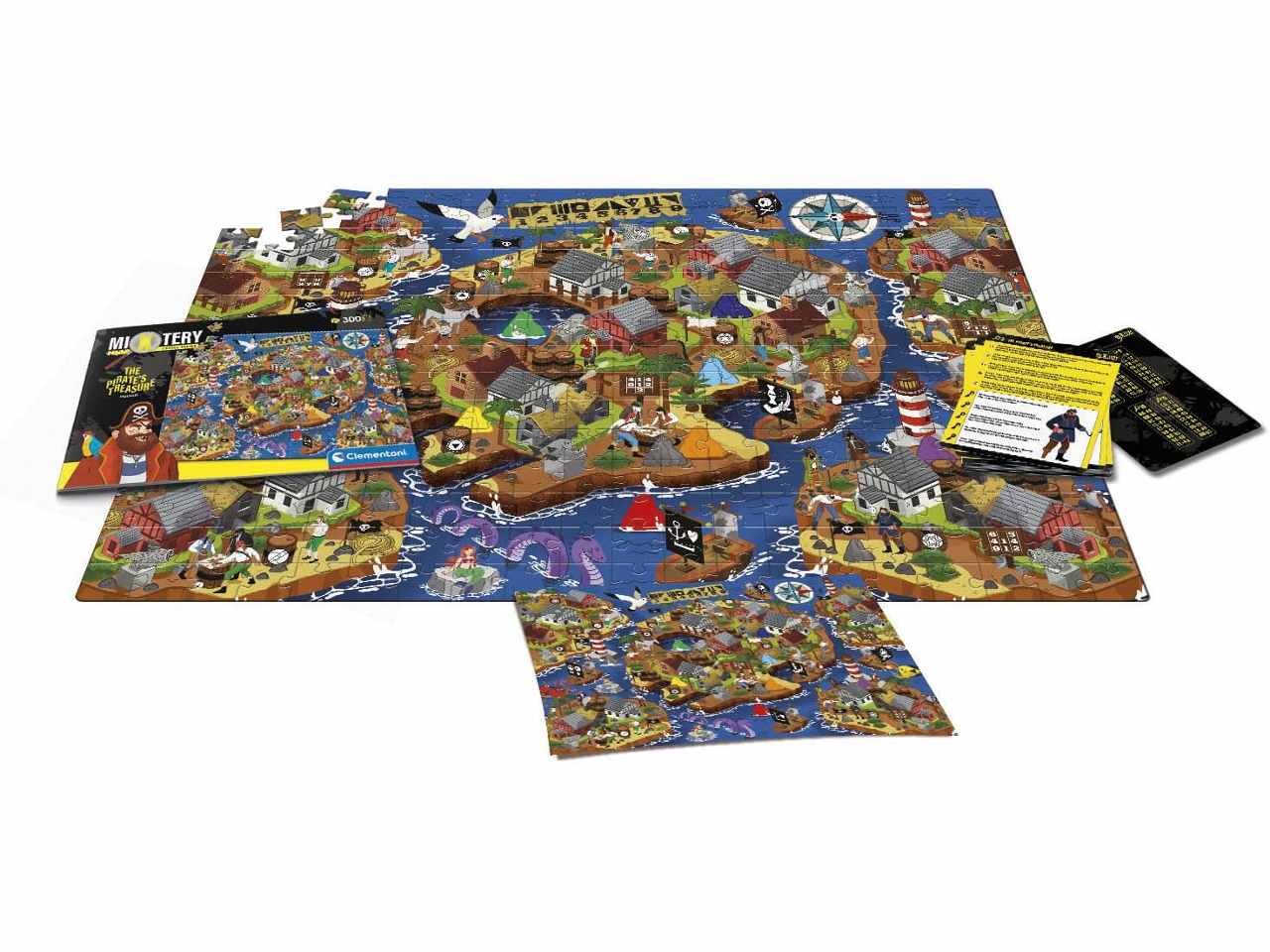 Puzzle 300 pezzi mistery puzzle the pirate's trea21710