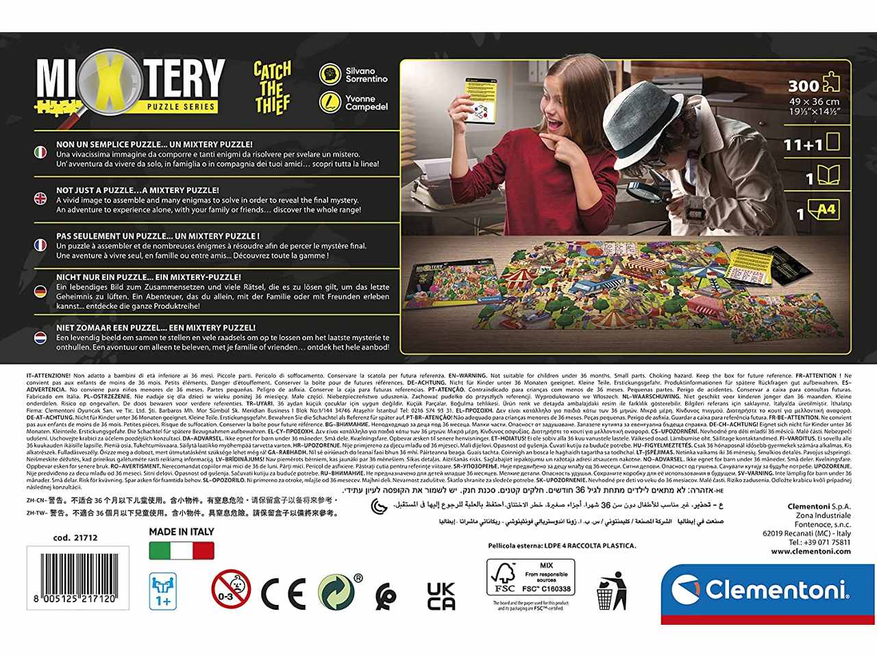 Puzzle 300 pezzi mistery puzzle catch the thief 21712