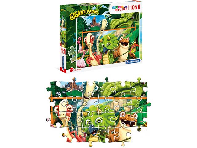 Puzzle 104 pezzi maxi gigantosaurus 23747
