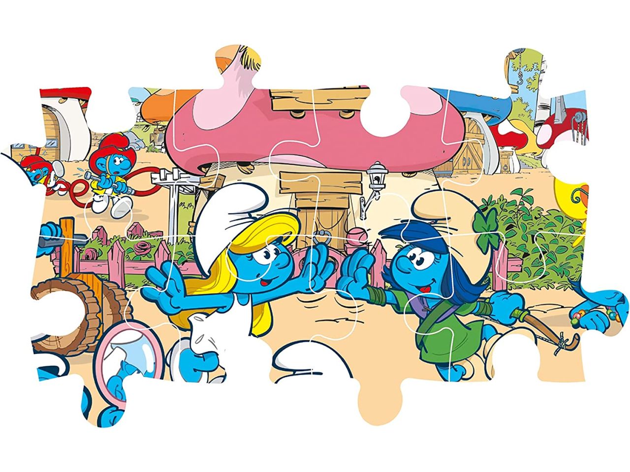 Puzzle da 24 pezzi the smurfs