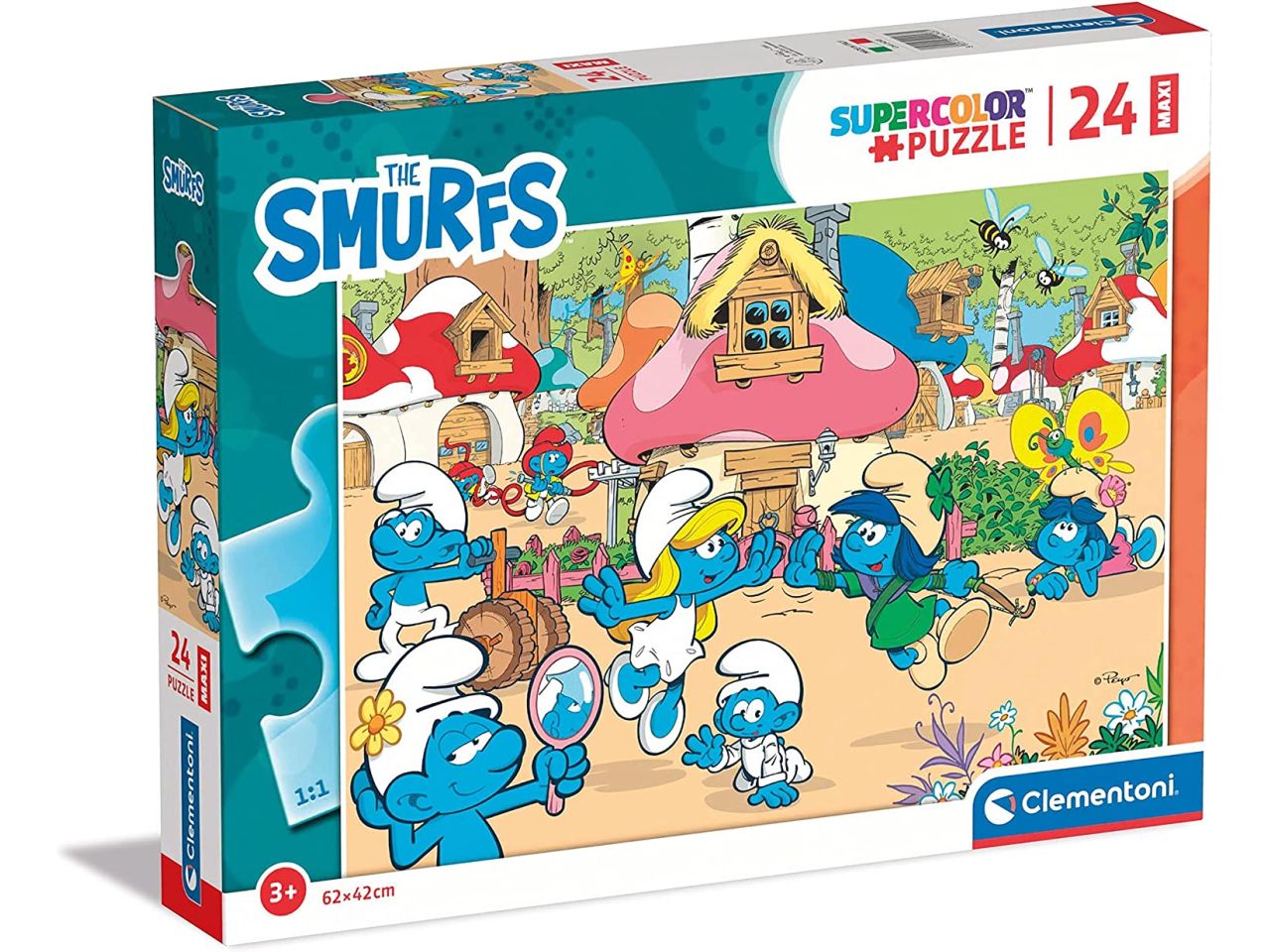 Puzzle da 24 pezzi the smurfs
