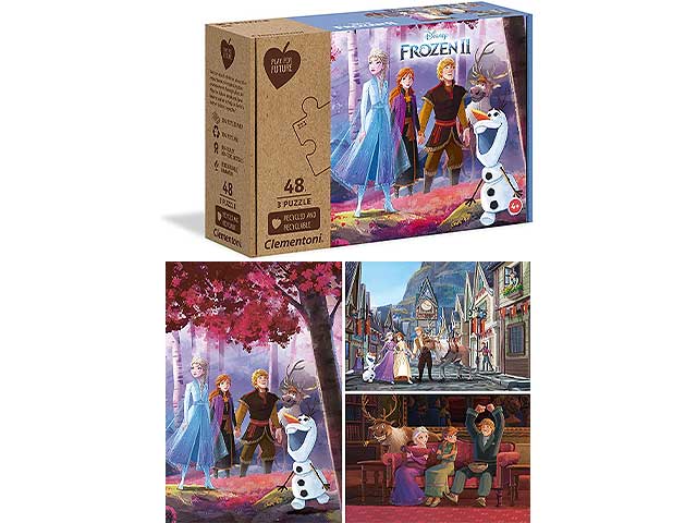 Puzzle 3x48 frozen 2 2020-25255.8