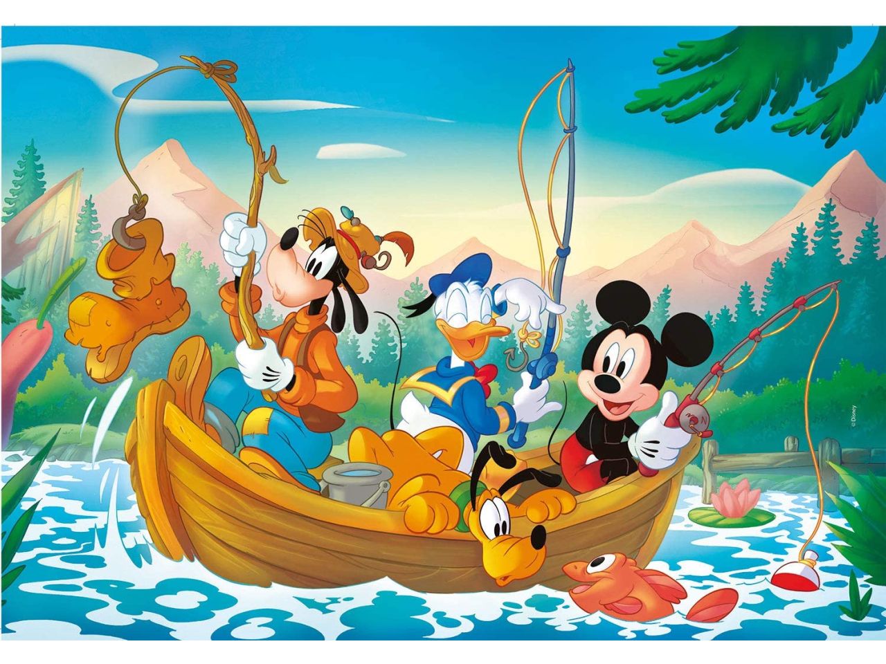 Puzzle 3x48 mickey and friends