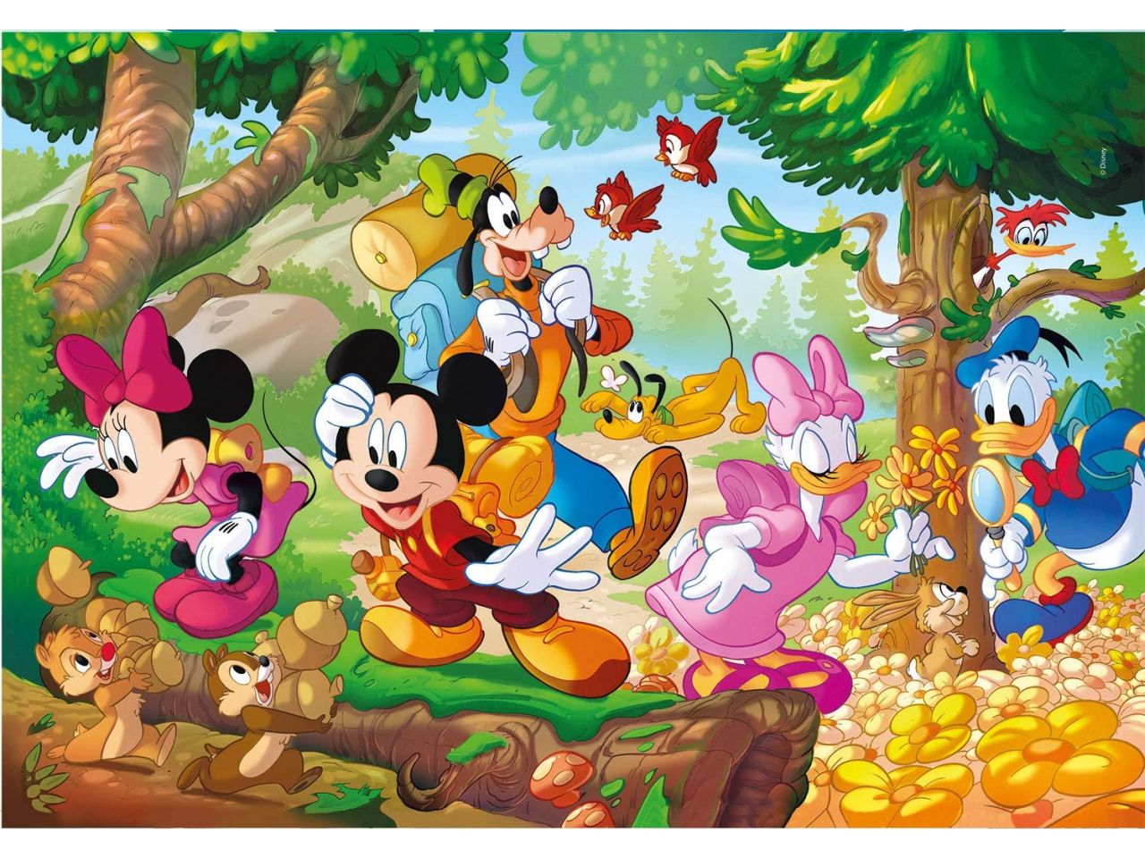 Puzzle 3x48 mickey and friends