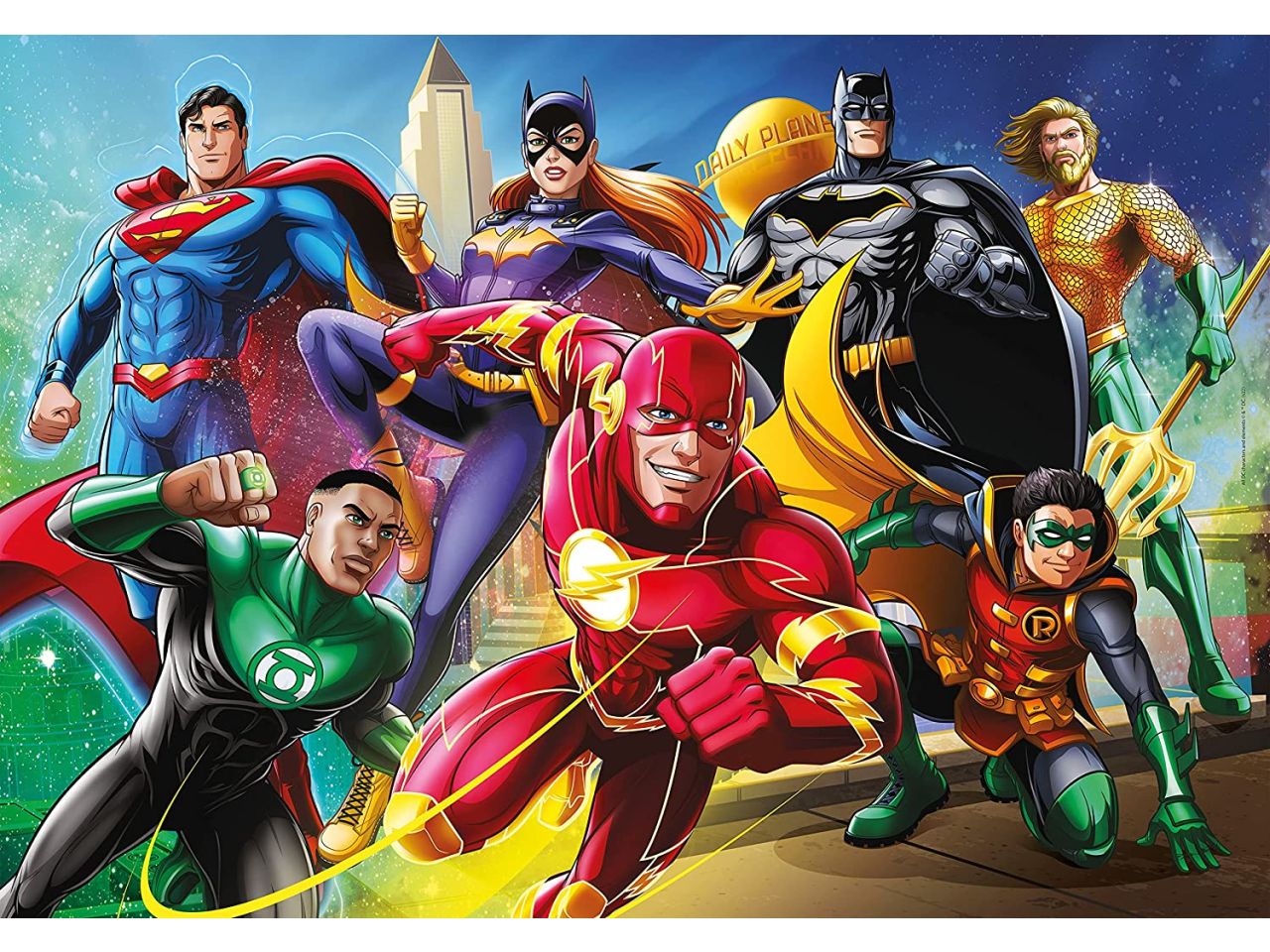Puzzle da 104 pezzi dc comics