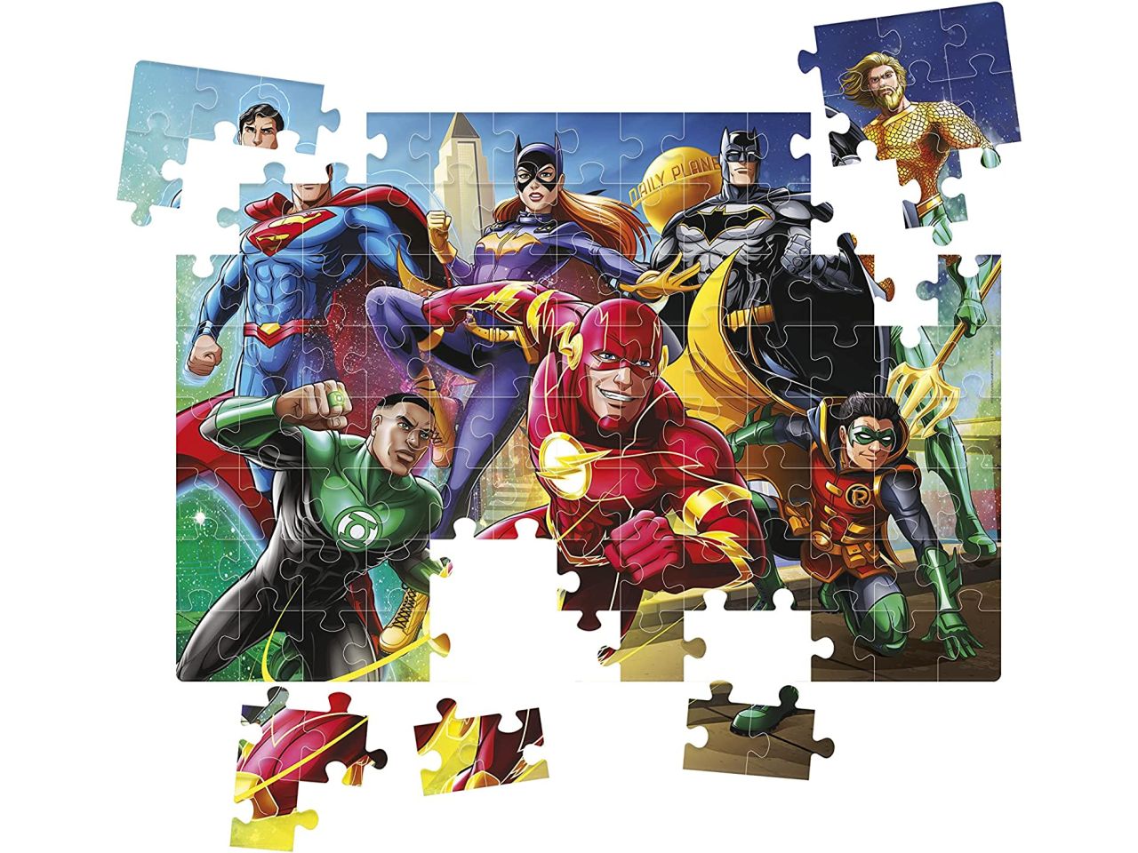 Puzzle da 104 pezzi dc comics