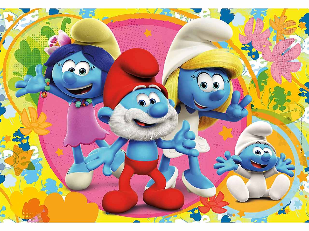 Puzzle 104 pezzi smurfs 25733