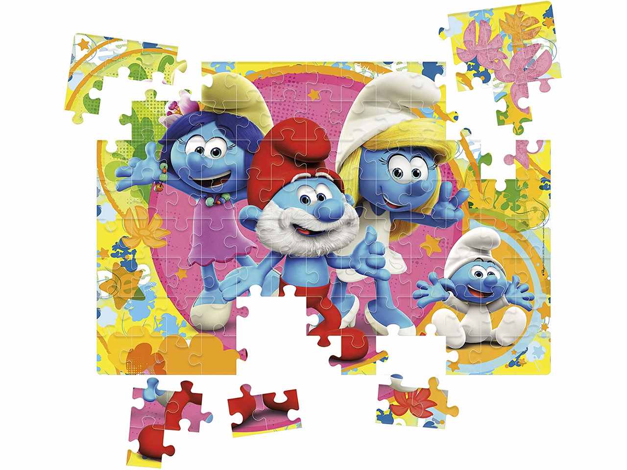 Puzzle 104 pezzi smurfs 25733