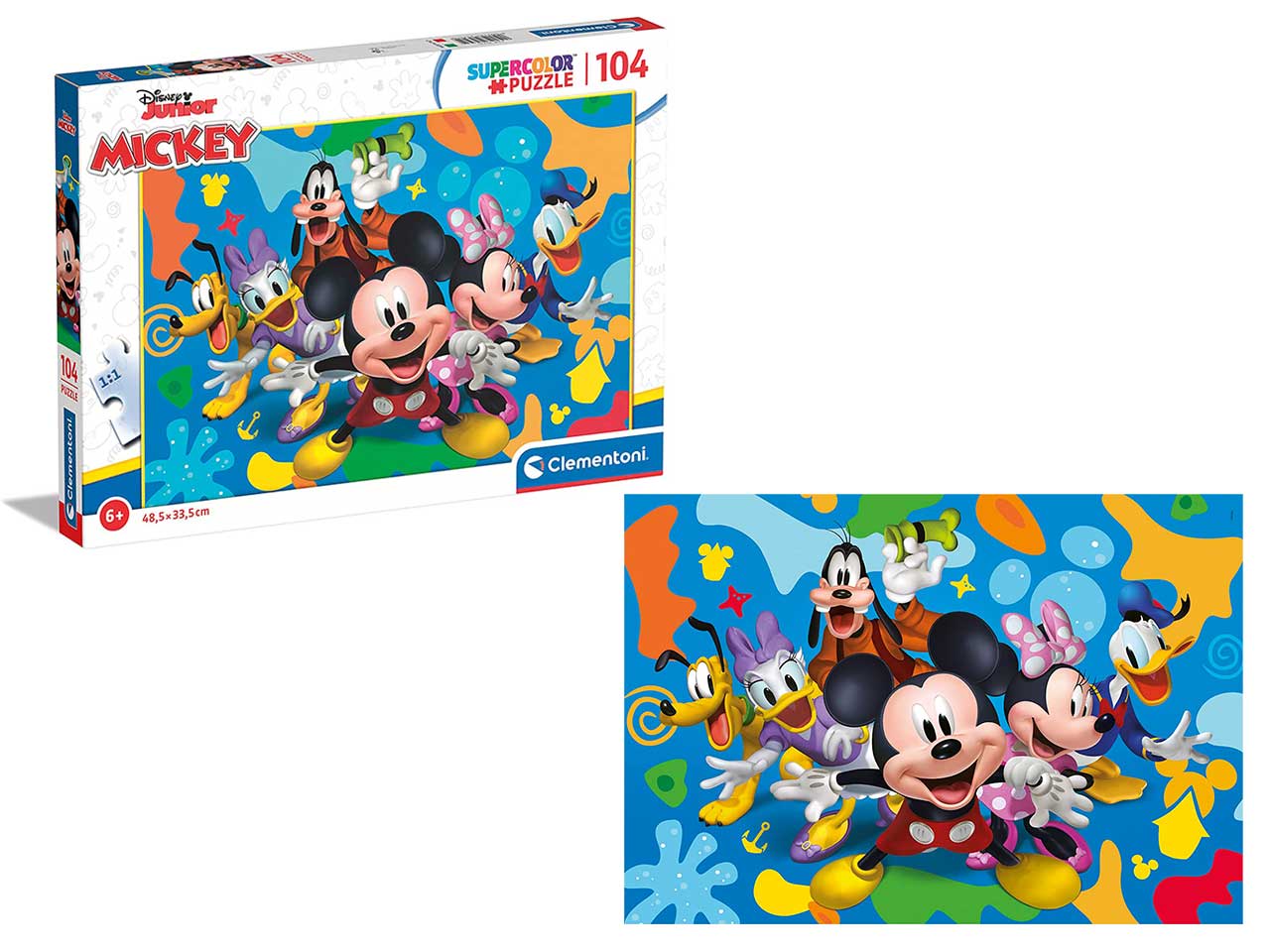 Disney Mickey And Friends Supercolor Friends Puzzle 104 Pezzi - Clementoni