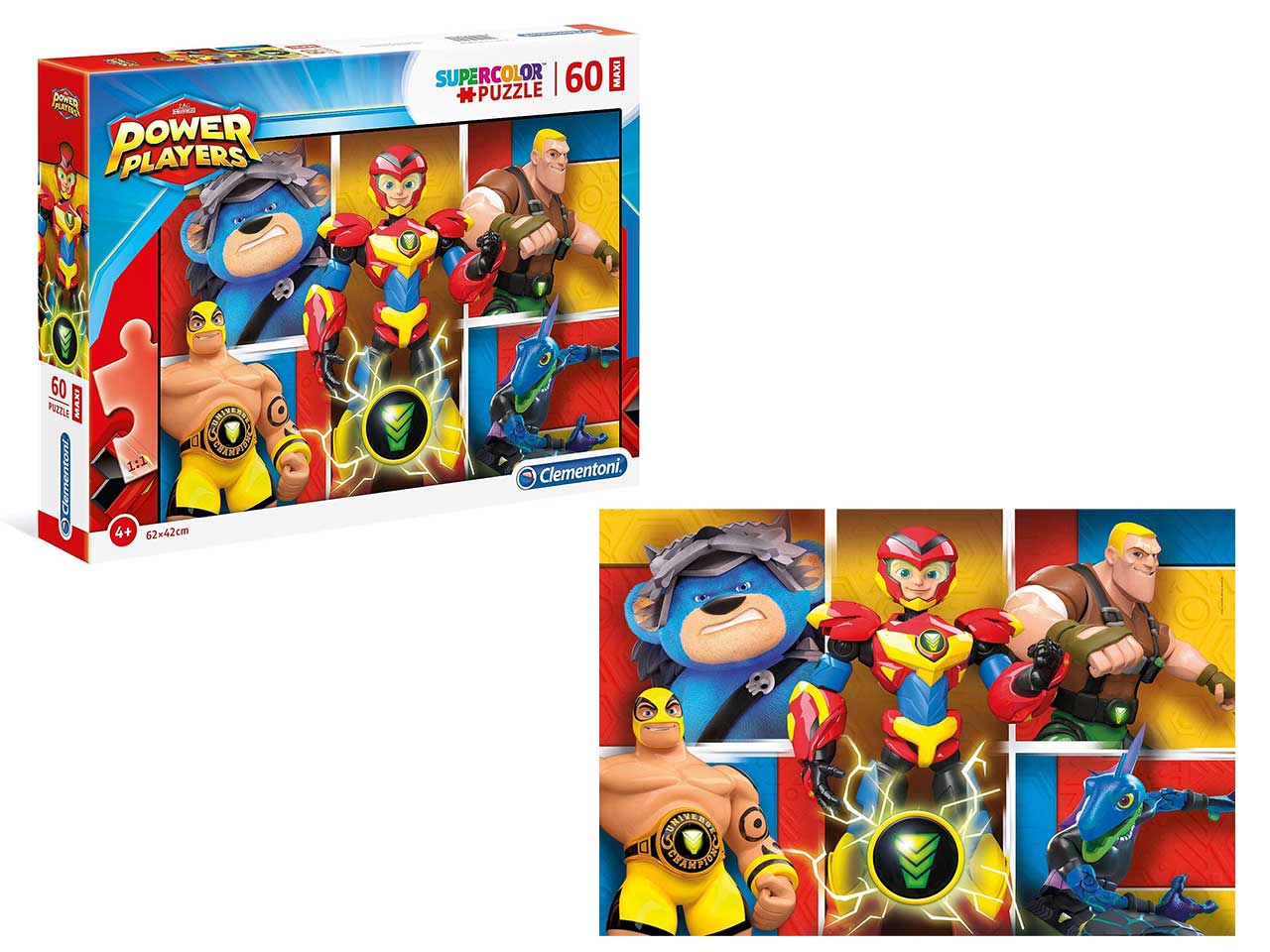 Puzzle 60 pezzi maxi power players 26458