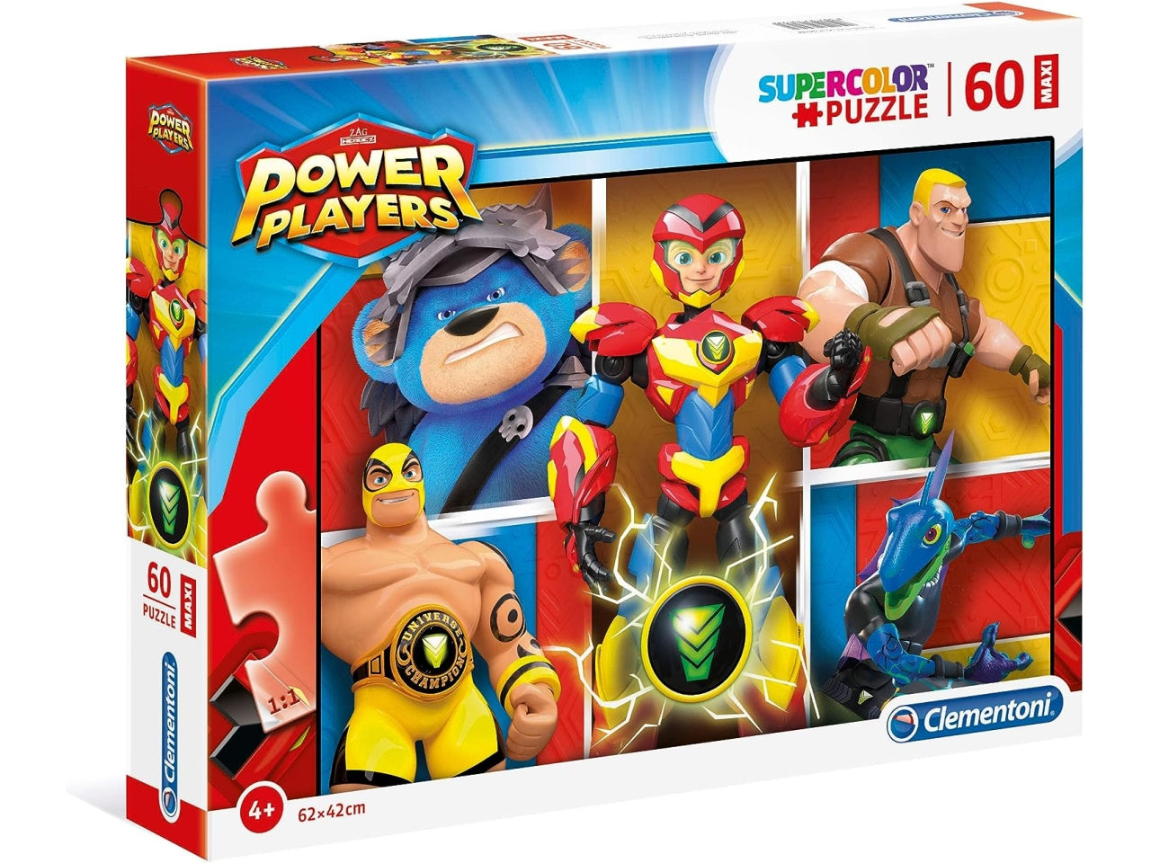 Puzzle 60 pezzi maxi power players 26458