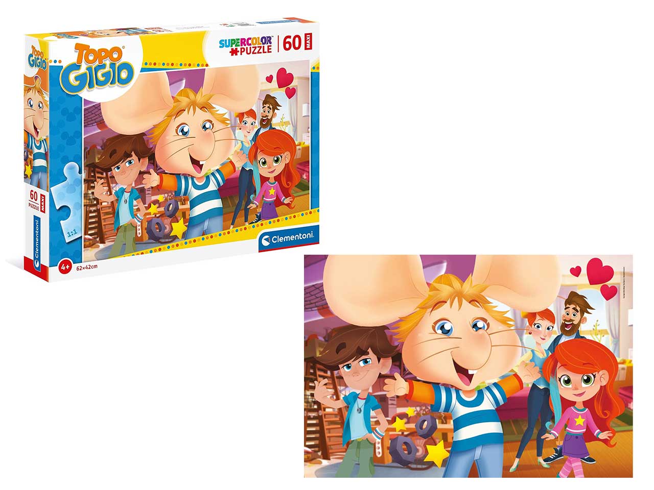 Puzzle 60pz maxi topo gigio 26469