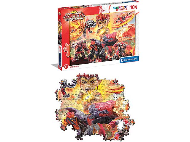 Puzzle 104 pezzi gormiti 27553