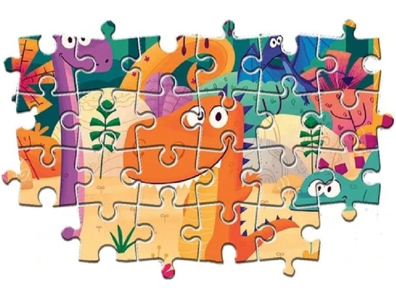 Puzzle maxi jurassic friends da 24 pezzi