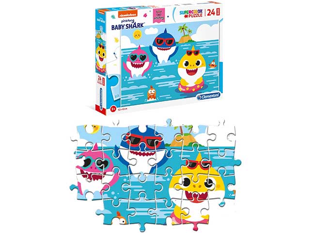 Puzzle 24 pezzi maxi baby shark 28519