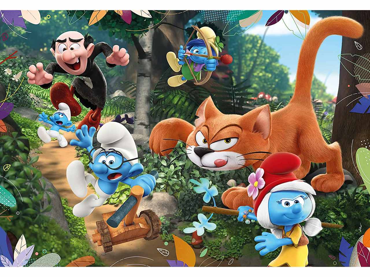 Puzzle 180 pezzi smurfs 29779