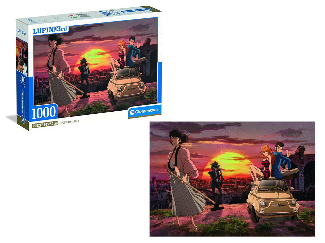 Puzzle 1000 pezzi lupin iii - 1