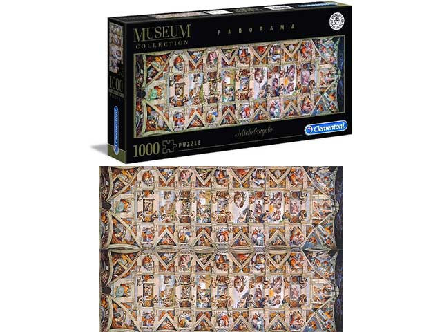 Puzzle 1000 pezzi panorama volta capp.sistina 39498