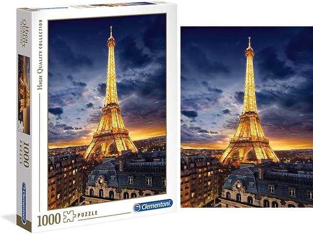 Puzzle 1000 pezzi hqc tour eiffel 39514