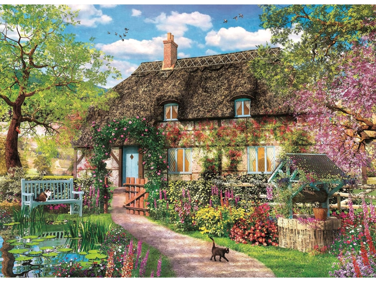 Puzzle 1000 pezzi hqc the old cottage 2020