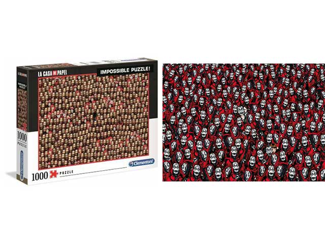 Puzzle 1000 pezzi la casa di carta 39527