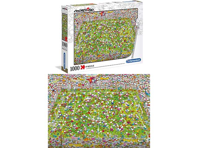 Puzzle 1000 pezzi mordillo the match 39537