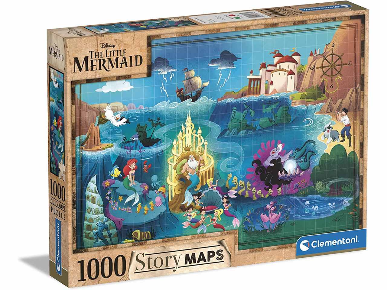 Puzzle 1000 pezzi little mermaid 39664