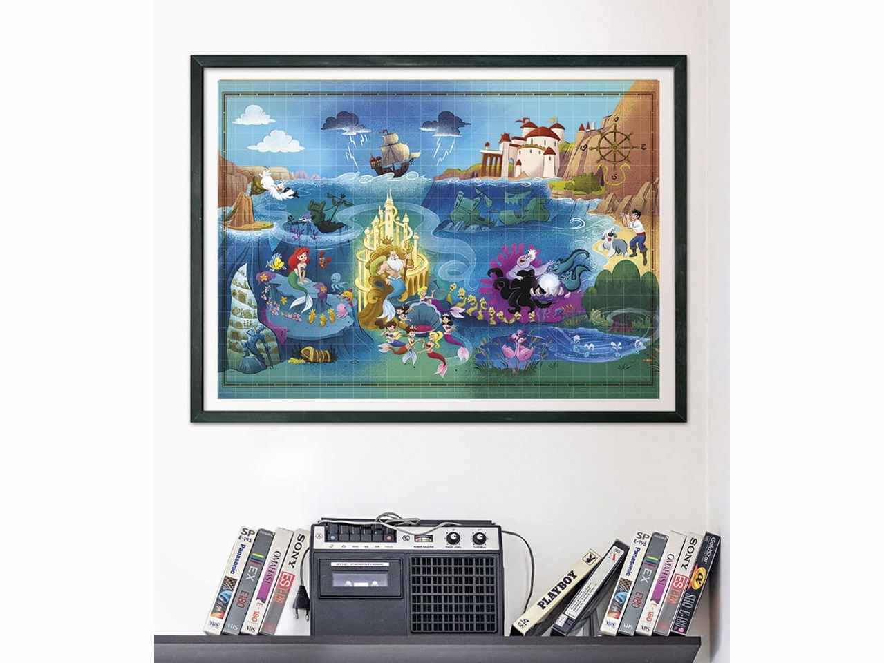 Puzzle 1000 pezzi little mermaid 39664