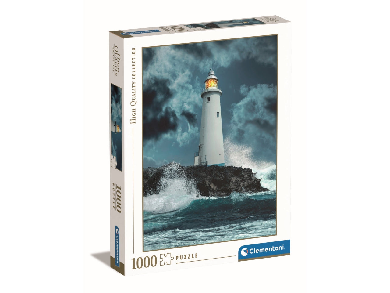 Puzzle da 1000 pezzi hqc lightouse in the storm -2024