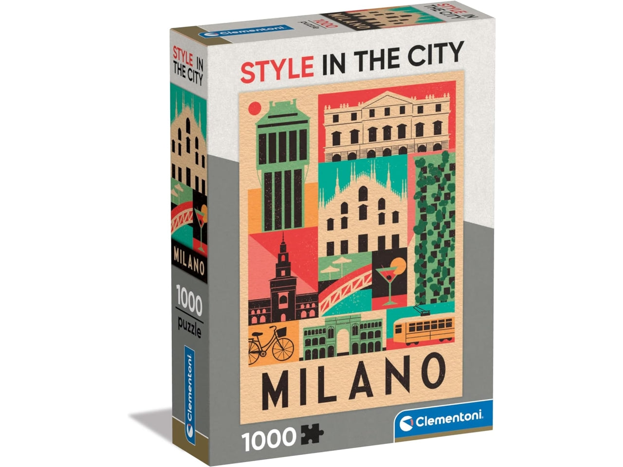Puzzle 1000 pezzi style in the city milano