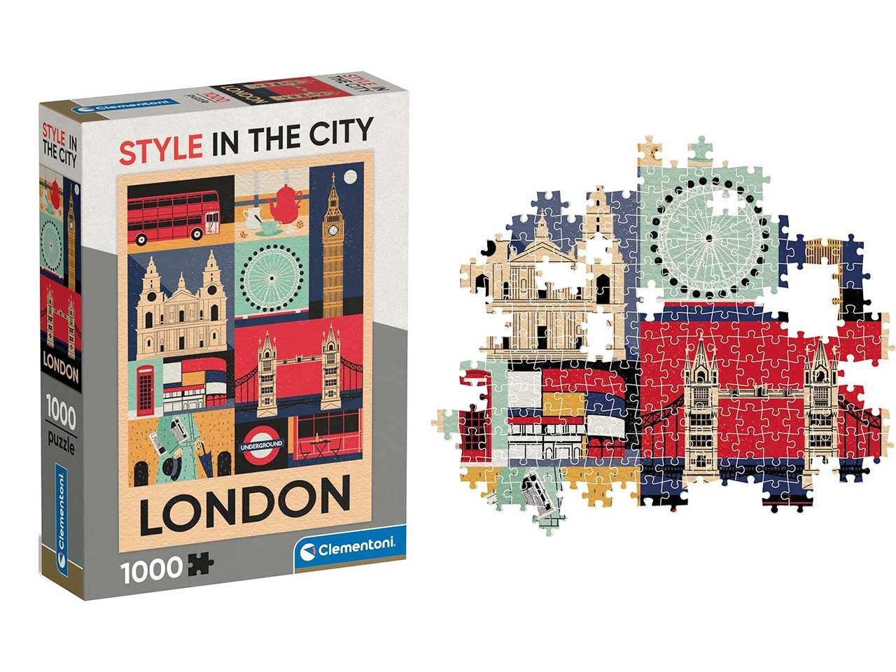 Puzzle 1000 pezzi style in the city london
