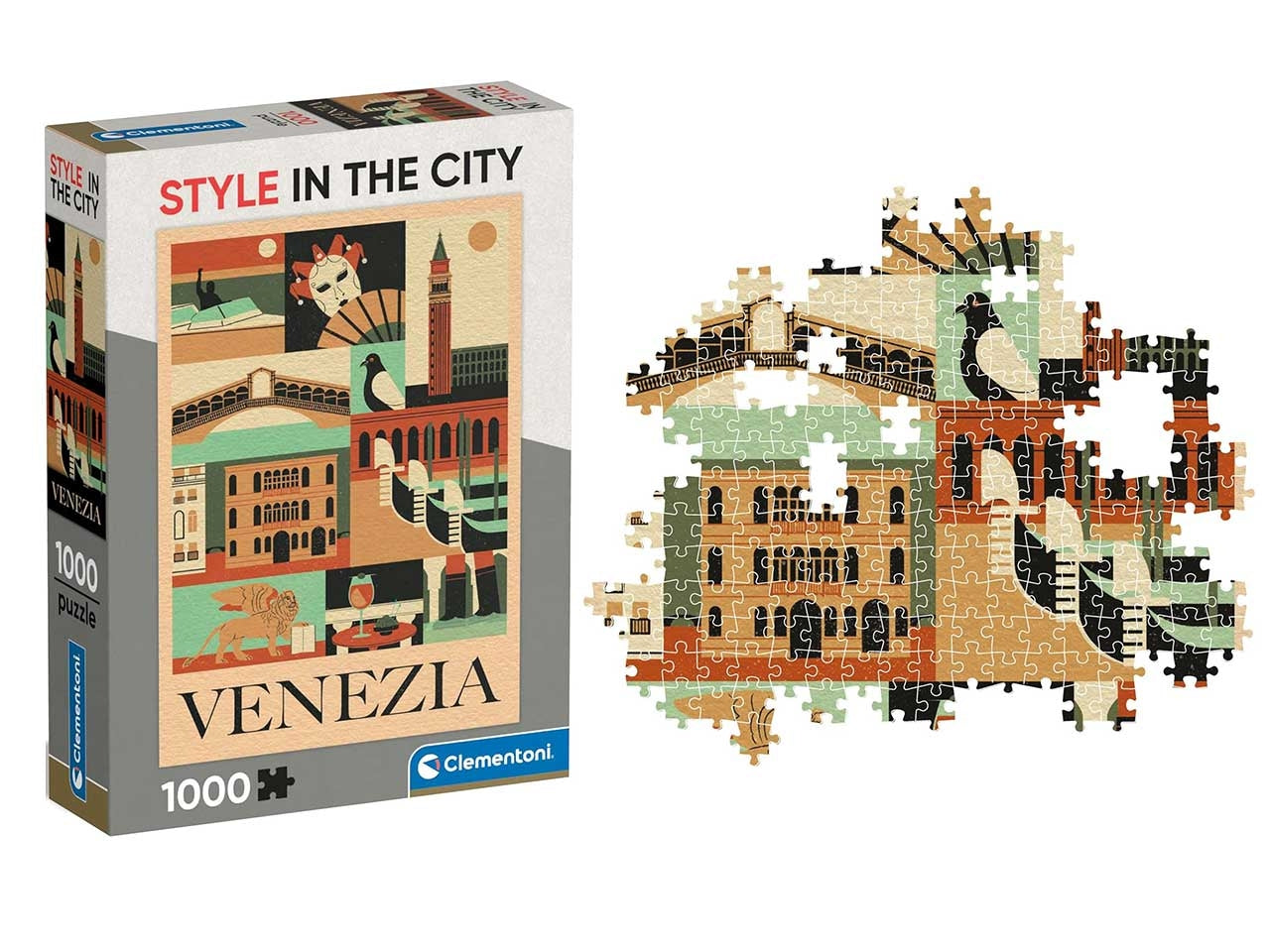 Puzzle 1000 pezzi style in the city venezia