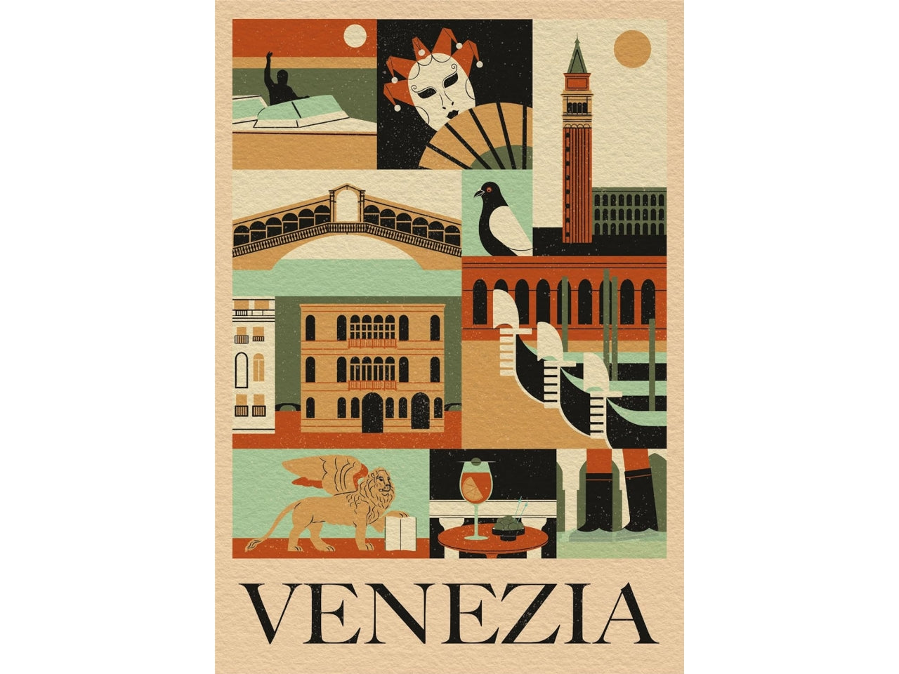 Puzzle 1000 pezzi style in the city venezia