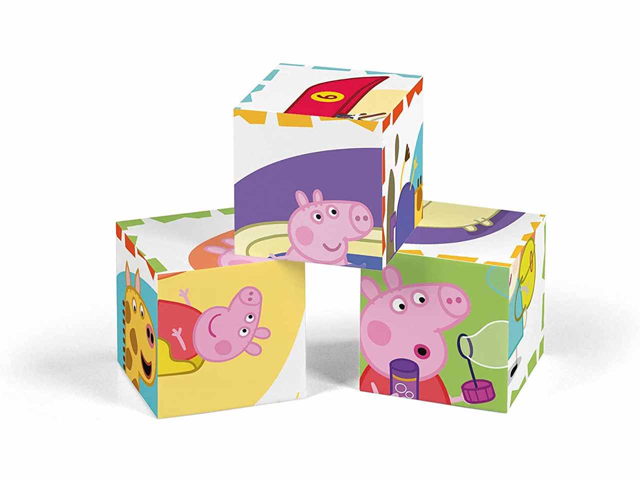 Peppa pig puzzle cubi 6pz 44009