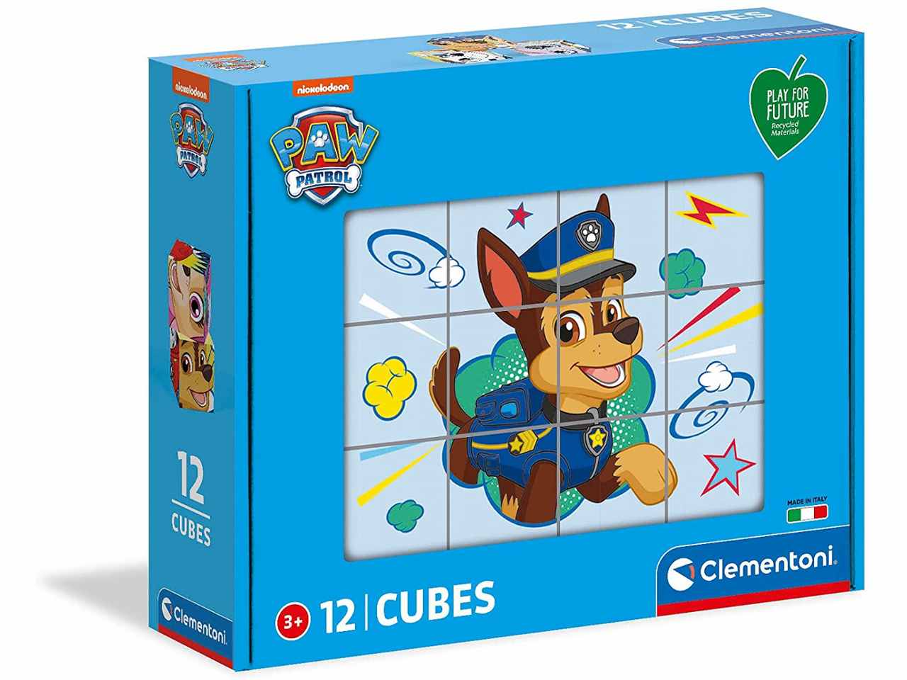 Paw patrol puzzle cubi 12 pezzi 45008.4