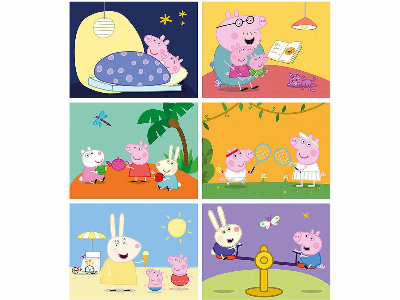 Peppa pig puzzle cubi 12pz 45009.1