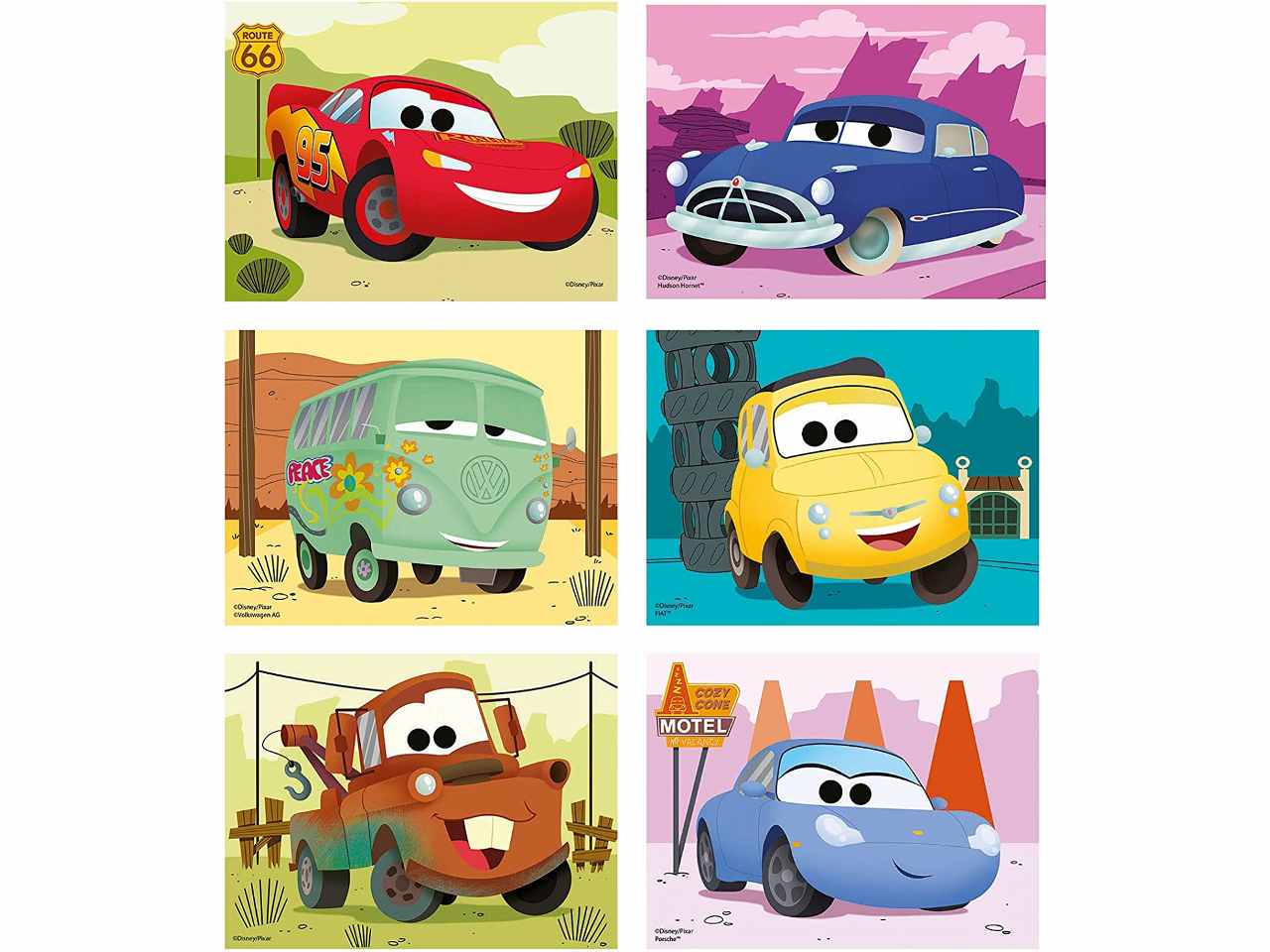 Cars puzzle cubi 12 pezzi 45011.4