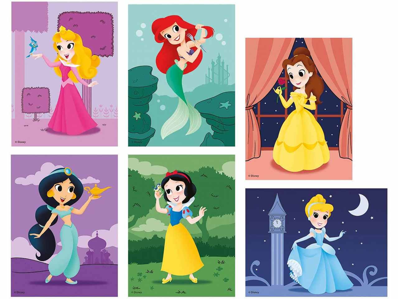 Princess puzzle cubi 12pz 45012.1