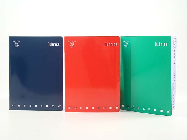 Rubrica pigna assortiti a5 15x20,3cm