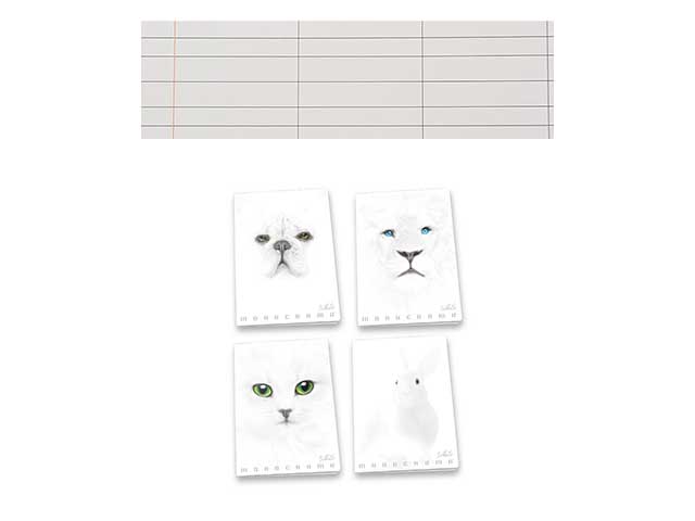 Quaderno maxi 100gr white 10 pezzi rigatura a