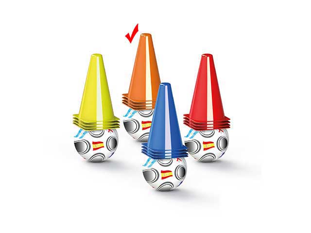 Pallone 11cm mini world 702200116