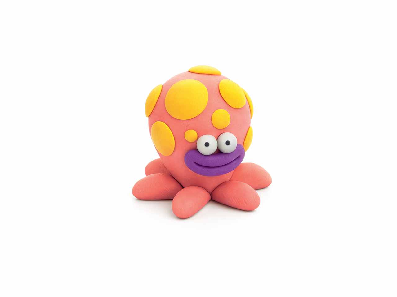 Hey clay polpo kit piccolo argilla morbida creativa