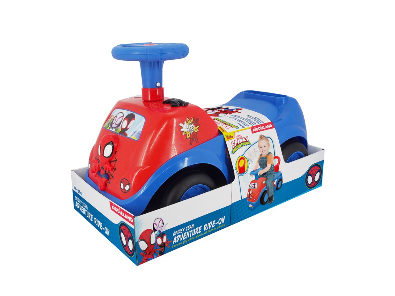 Spidey ride on macchina primi passi