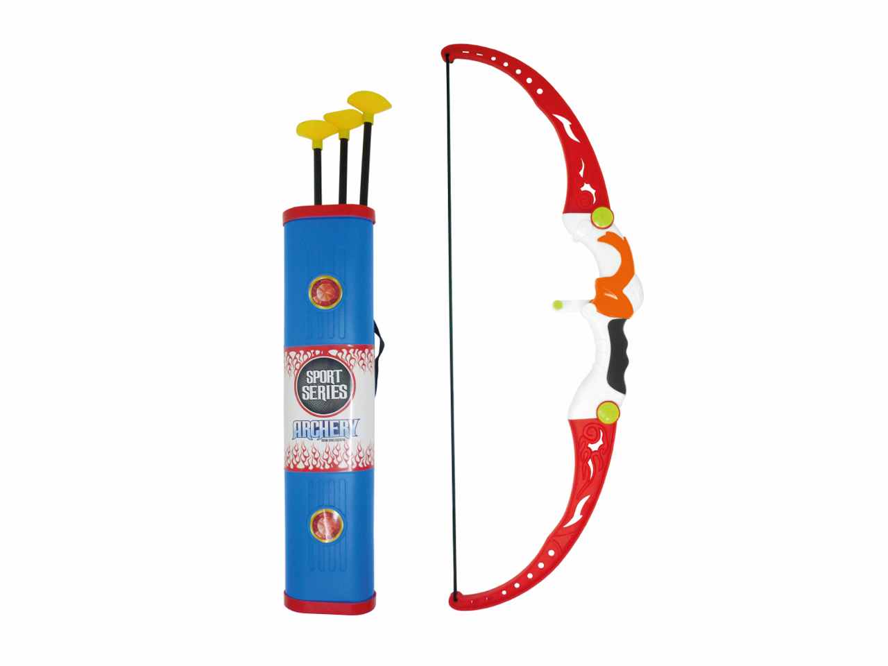 Set arciere flames arco 57cm con 3 frecce e custodia