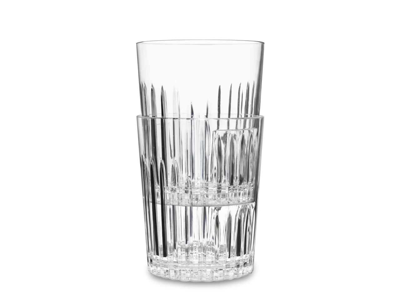 Waf bicchiere milano d.o.f. da 4ocl infrangibile in san trasparente , plastica rigida, bpa-free , riutilizzabile