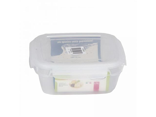 Fresh box lock quadrato capacita' 1,75l trasparente