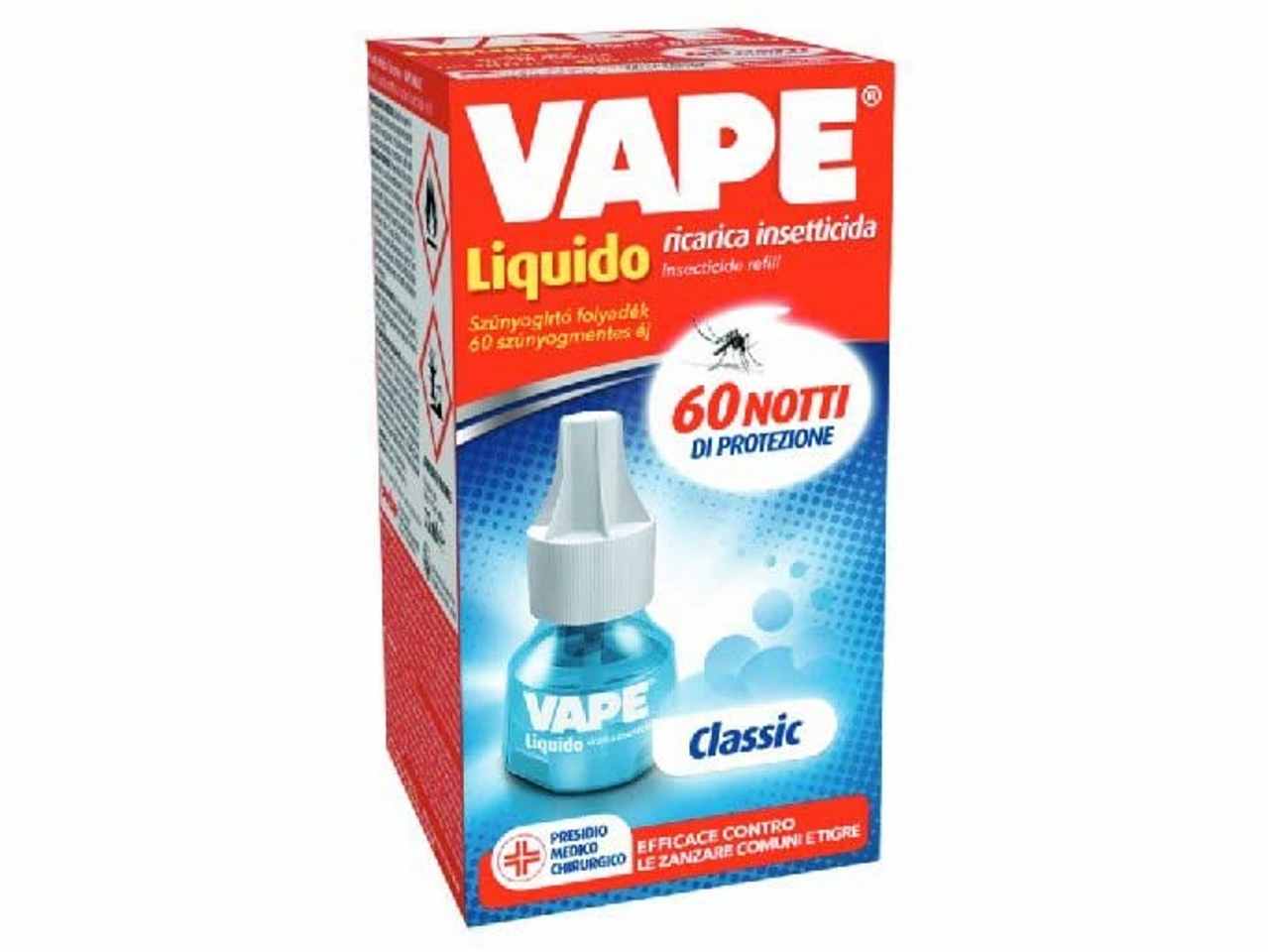 Vape ricarica liquida 60 notti 36mlga17